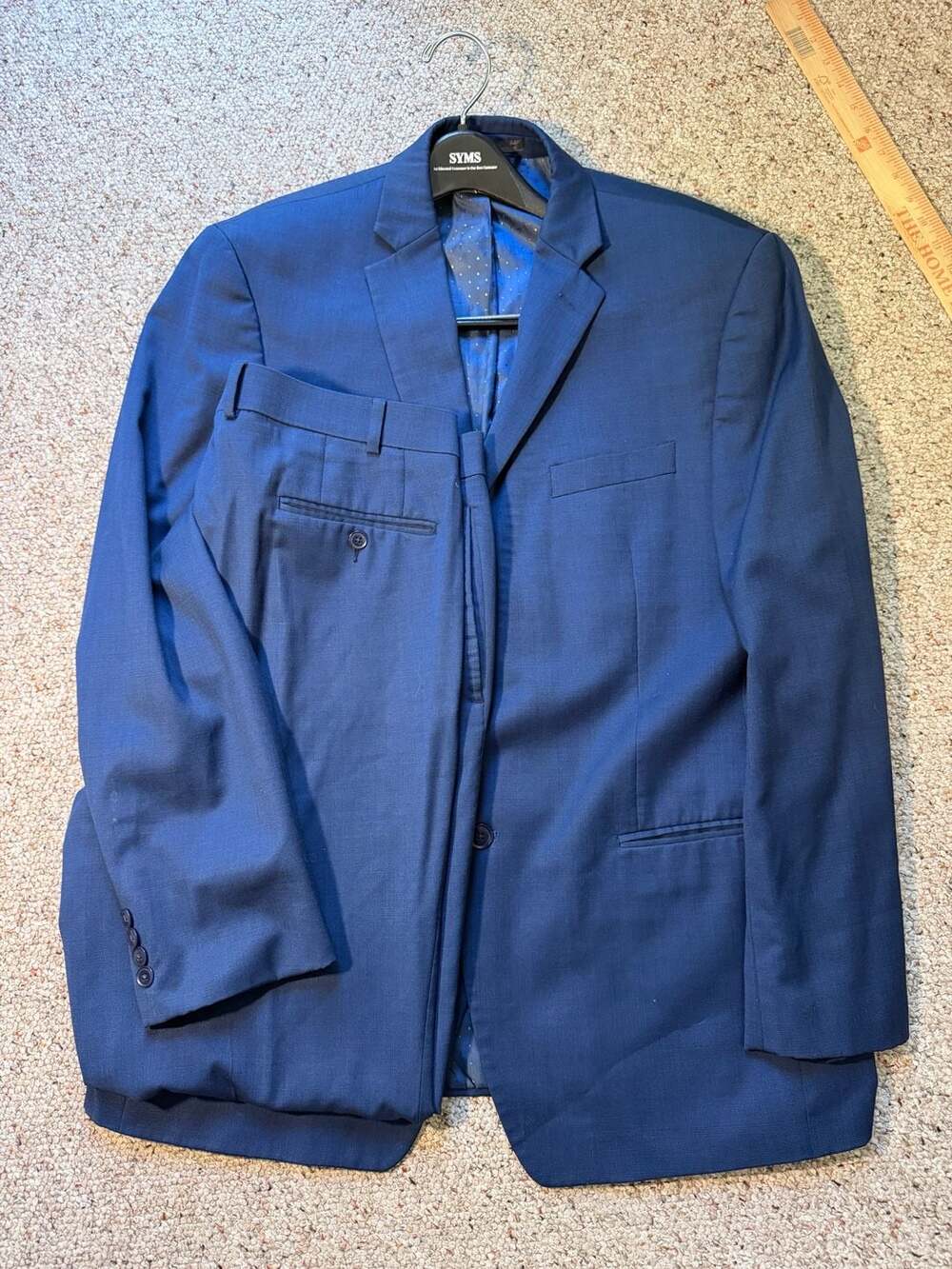 Collection by Michael Strahan Blue 2-Piece Suit Jacket and Trousers